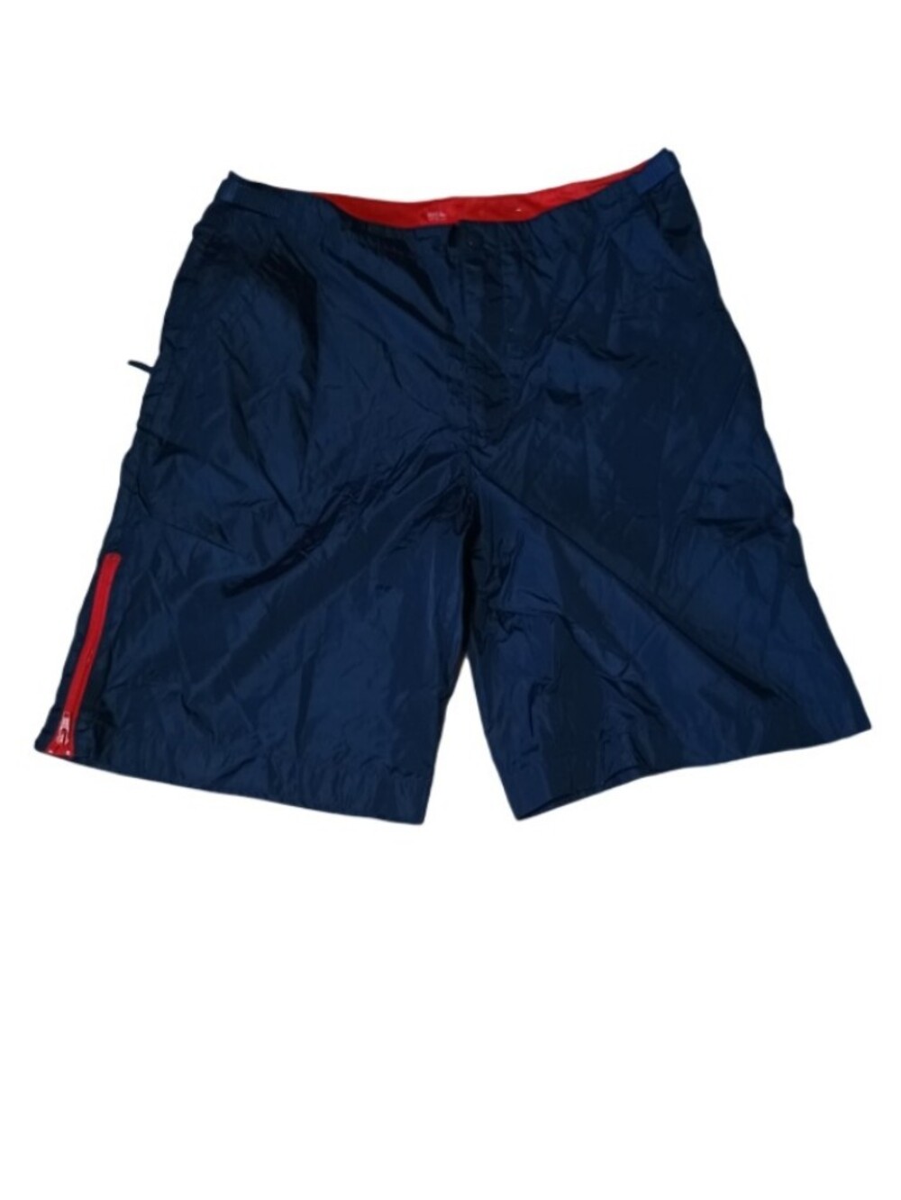 Mossimo Supply Co. Navy Swim Shorts with Red Accents